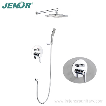 Square Concealed Hot and Cold Waterfall Shower Faucet